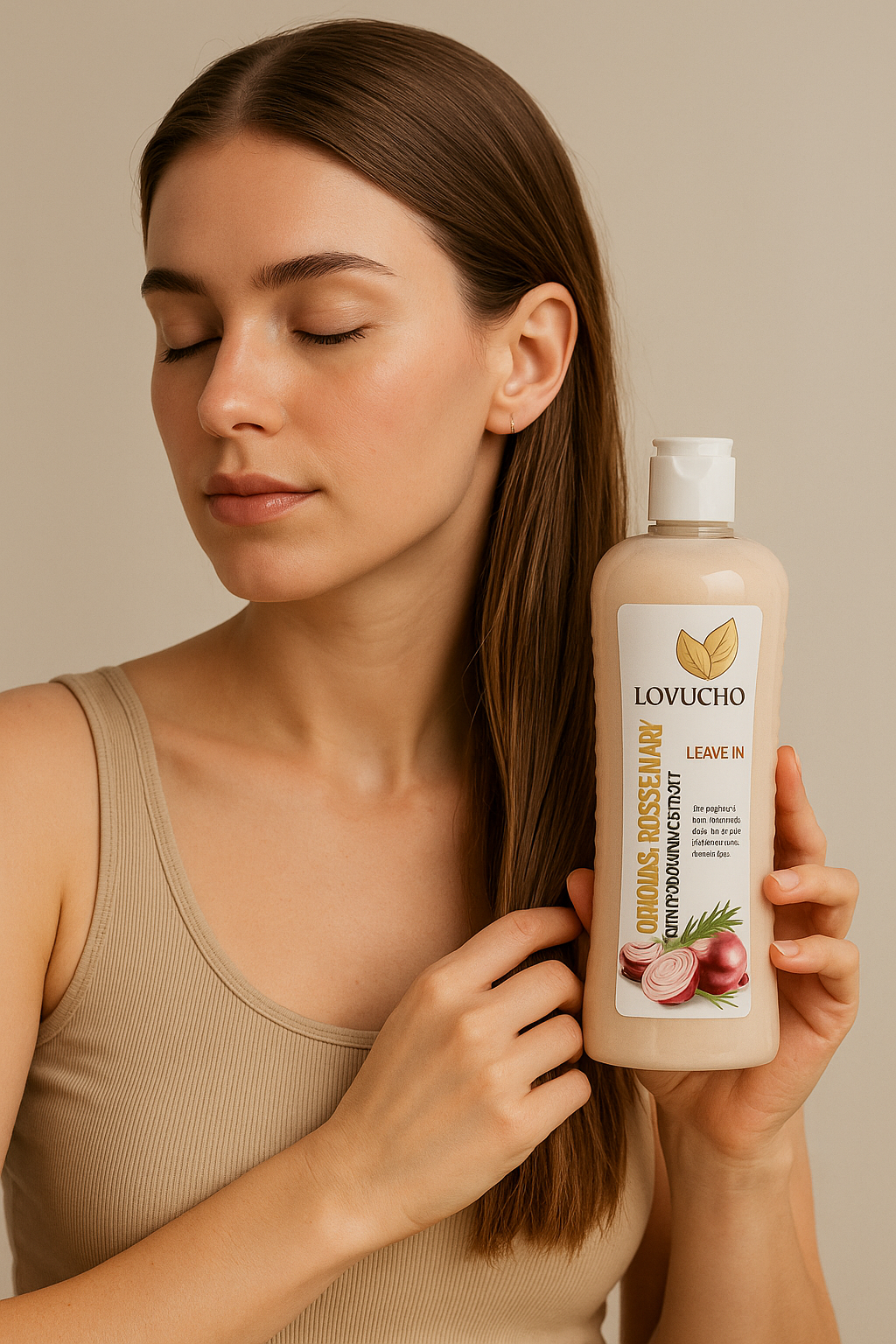 Lovucho Onion, Rosemary and Biotin Shampoo & Treatment + FREE Gift